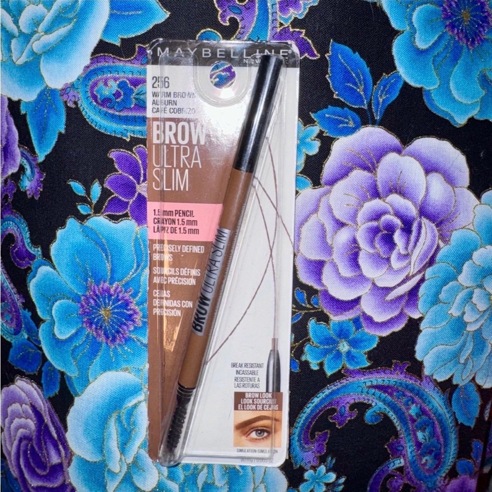 Maybelline Brow Ultra Slim 1.5 mm Pencil in Warm Brown Auburn (256)